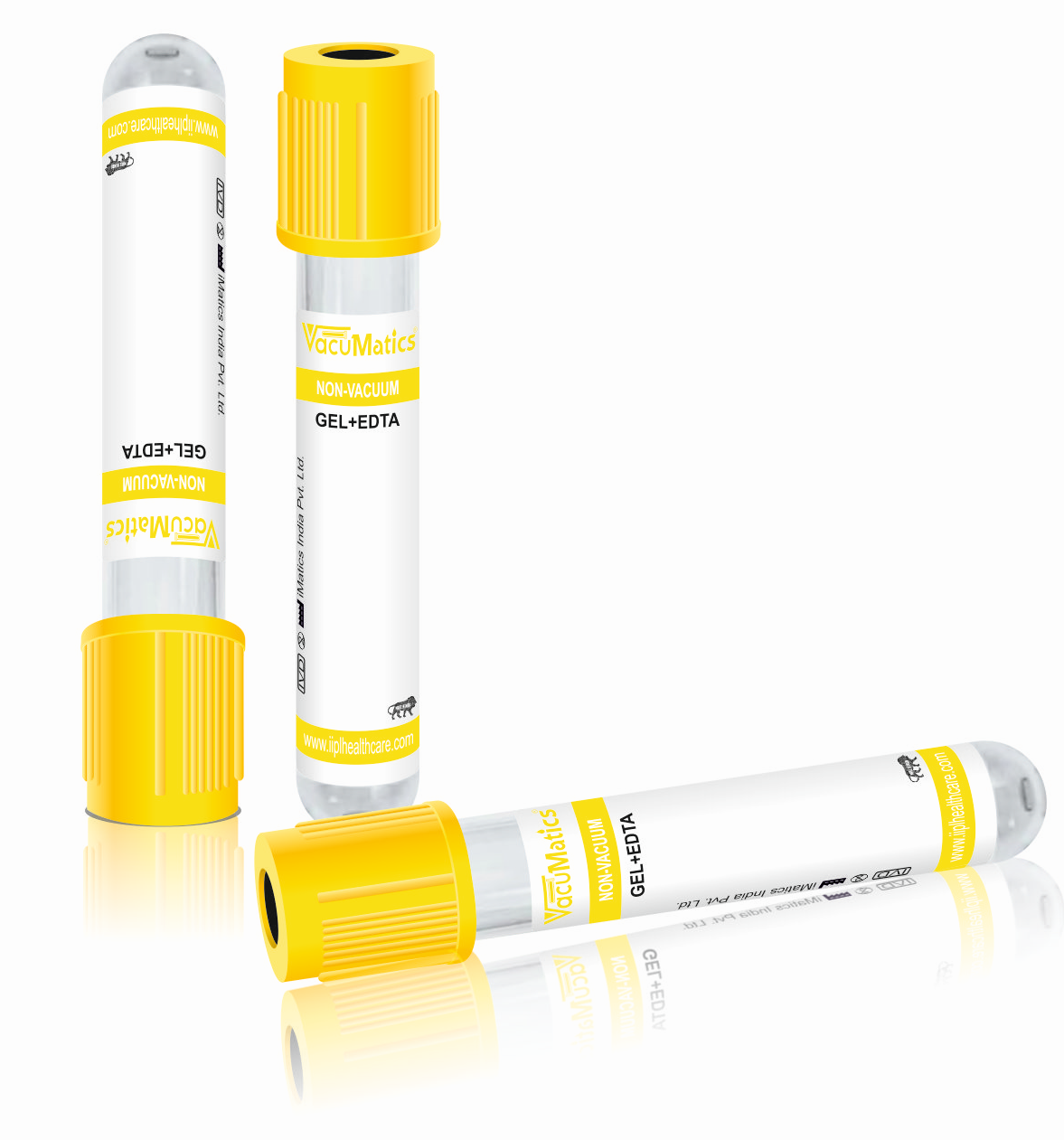 Gel + EDTA: Non – Vacuum Blood Collection Tubes