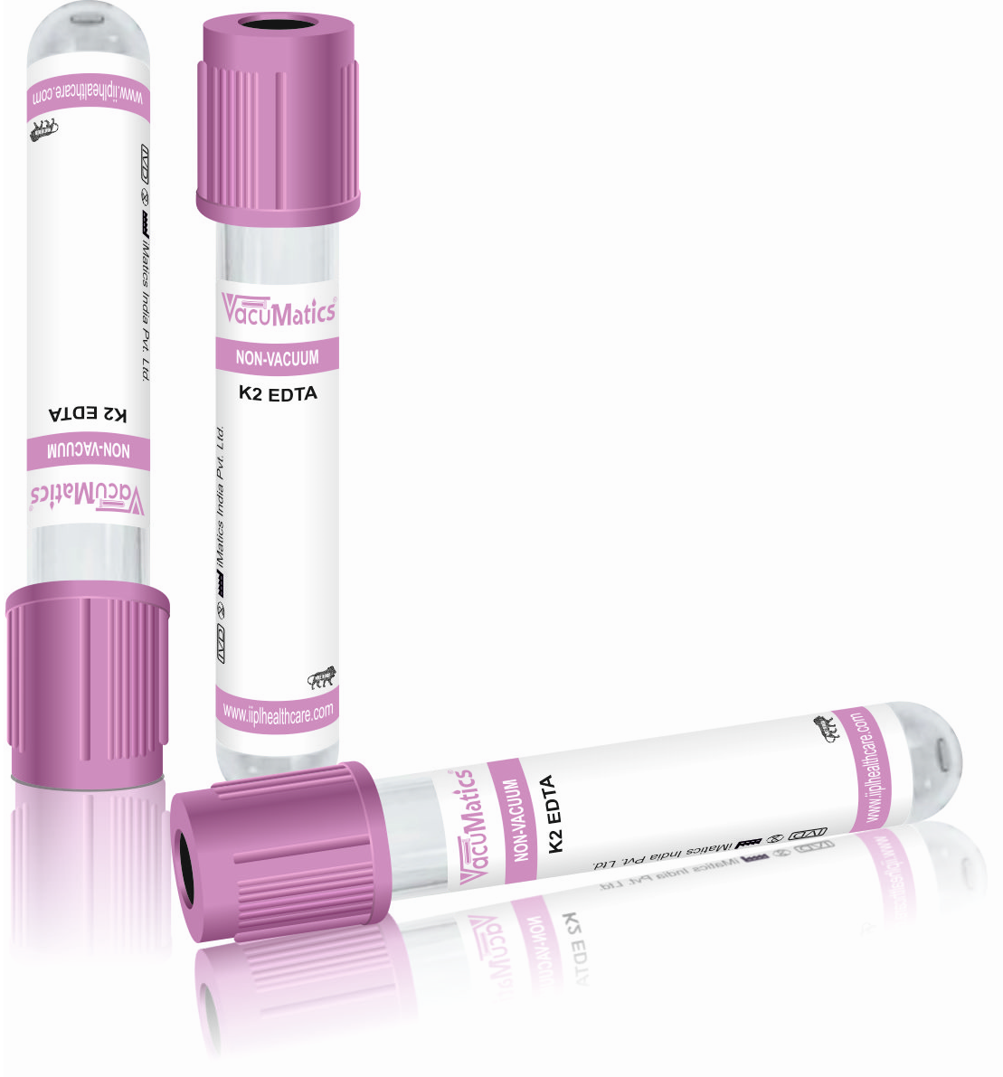 K2 EDTA: Non–Vacuum Blood Collection Tubes