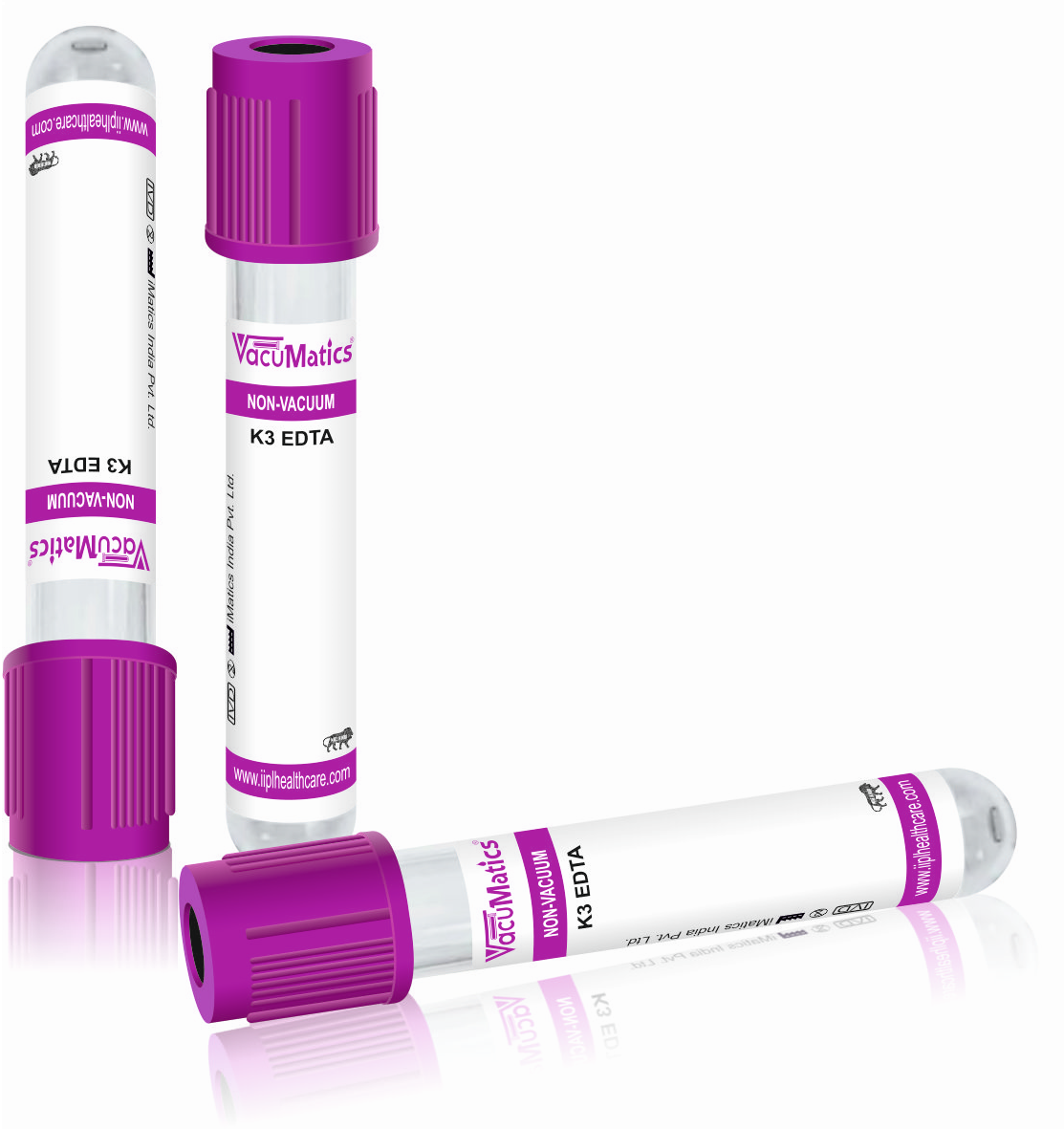 K3 EDTA: Non–Vacuum Blood Collection Tubes