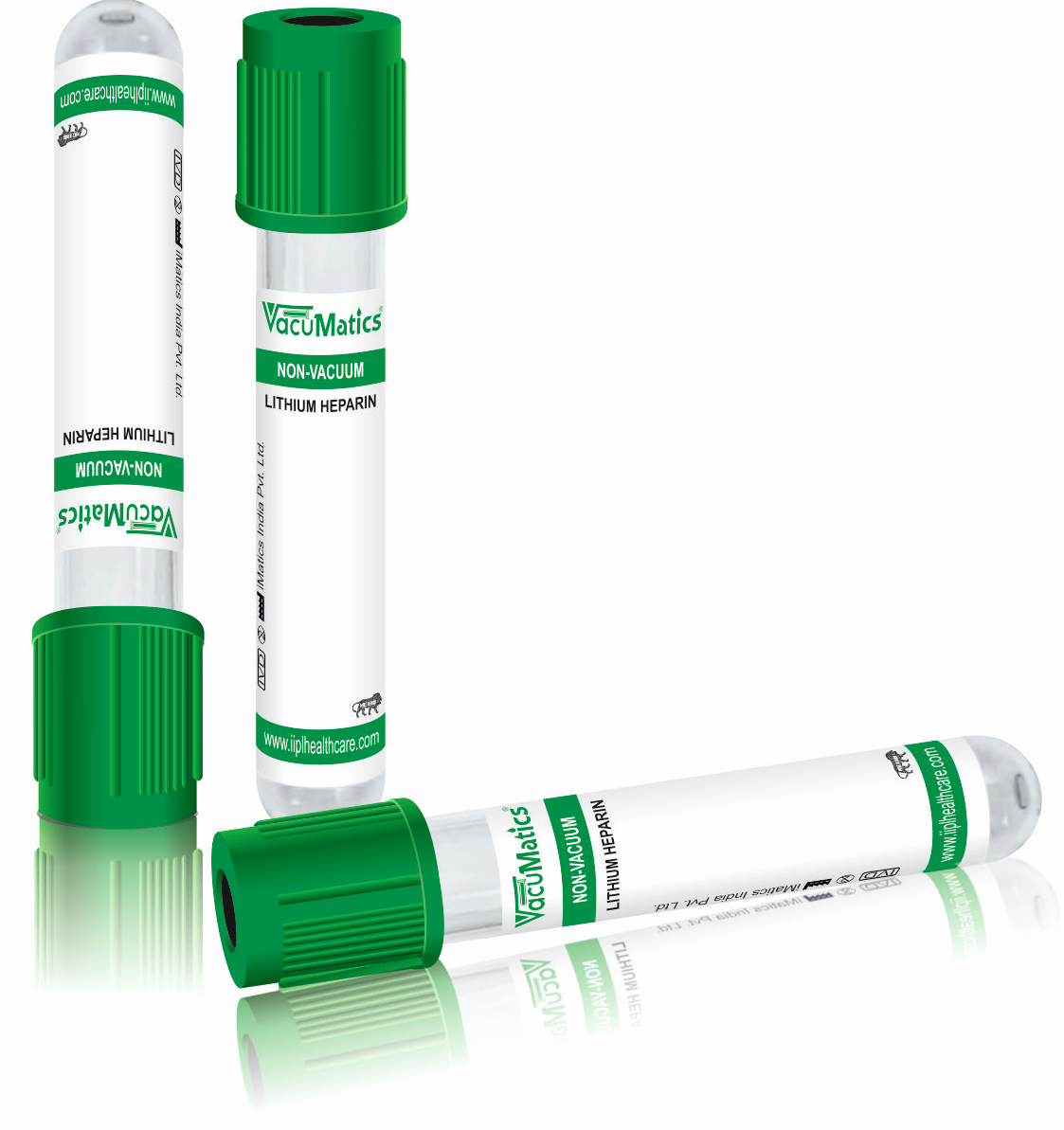 Lithium Heparin: Non–Vacuum Blood Collection Tubes