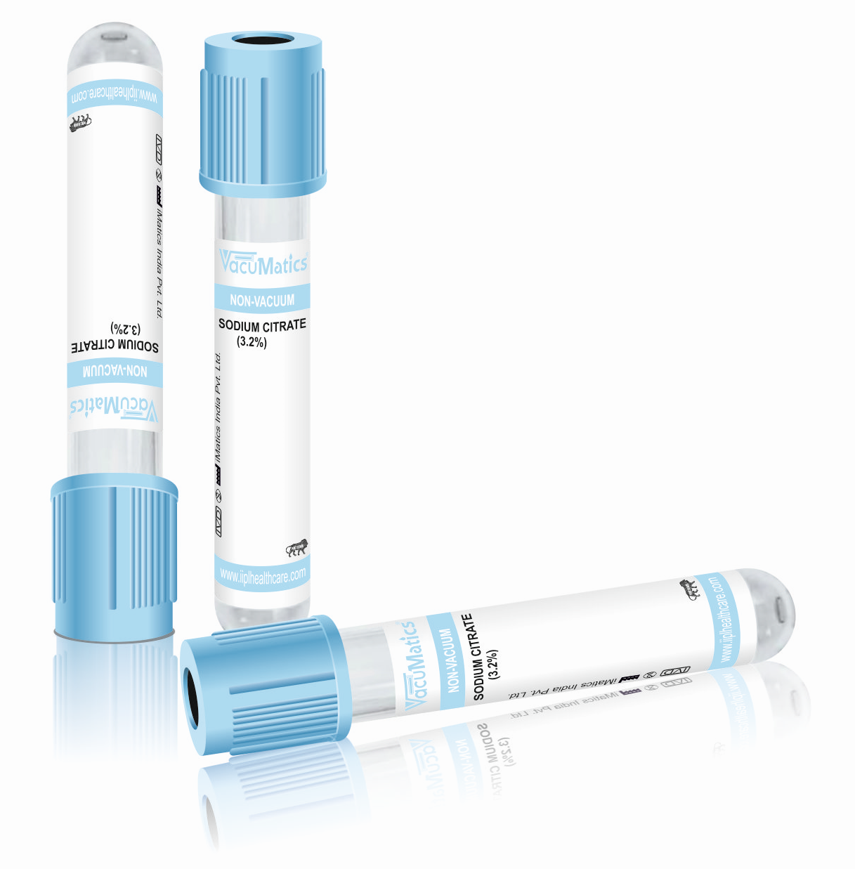 Sodium Citrate 3.2%: Non–Vacuum Blood Collection Tubes